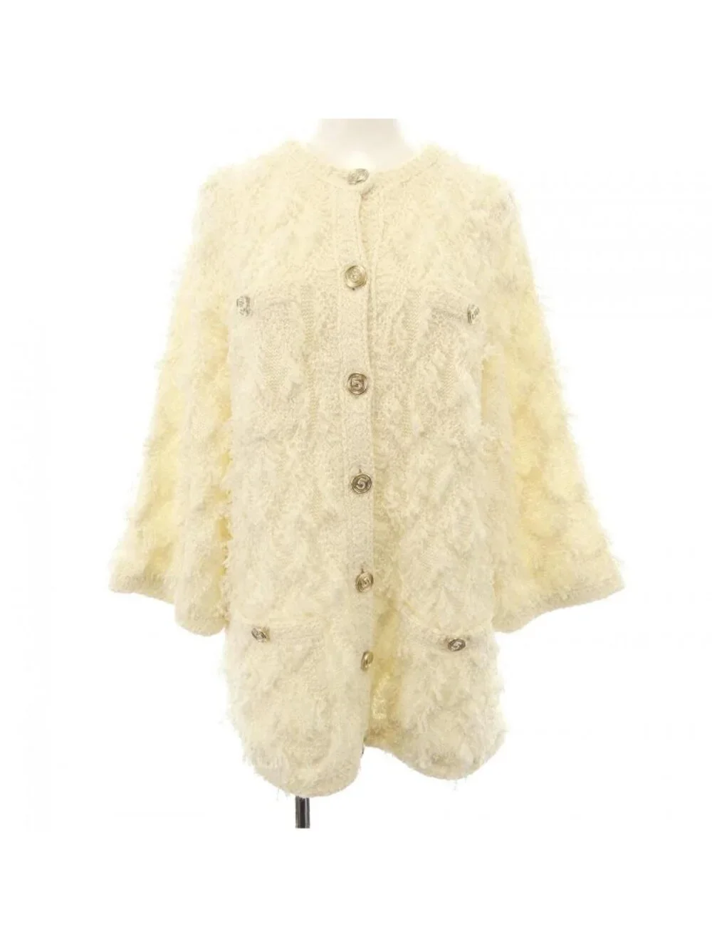 Chanel Collarless Jacket White